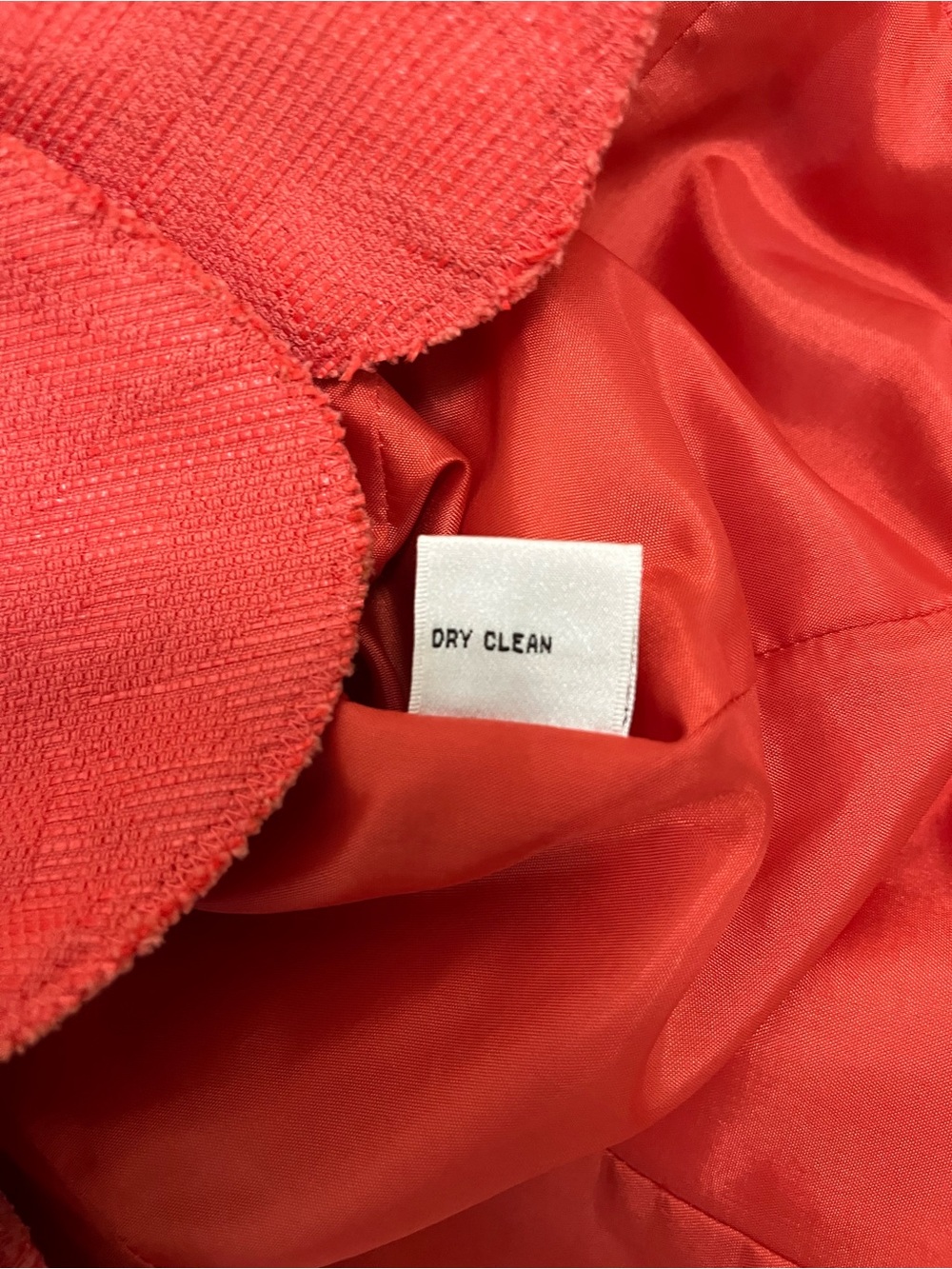Talbots Coral Textured Button Jacket - Picture 10 of 11